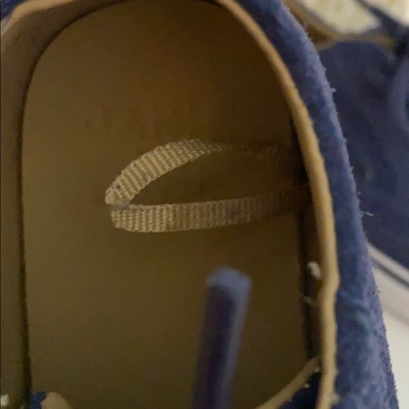 Janie and Jack navy wingtip sneakers #1 - Picture 5 of 5